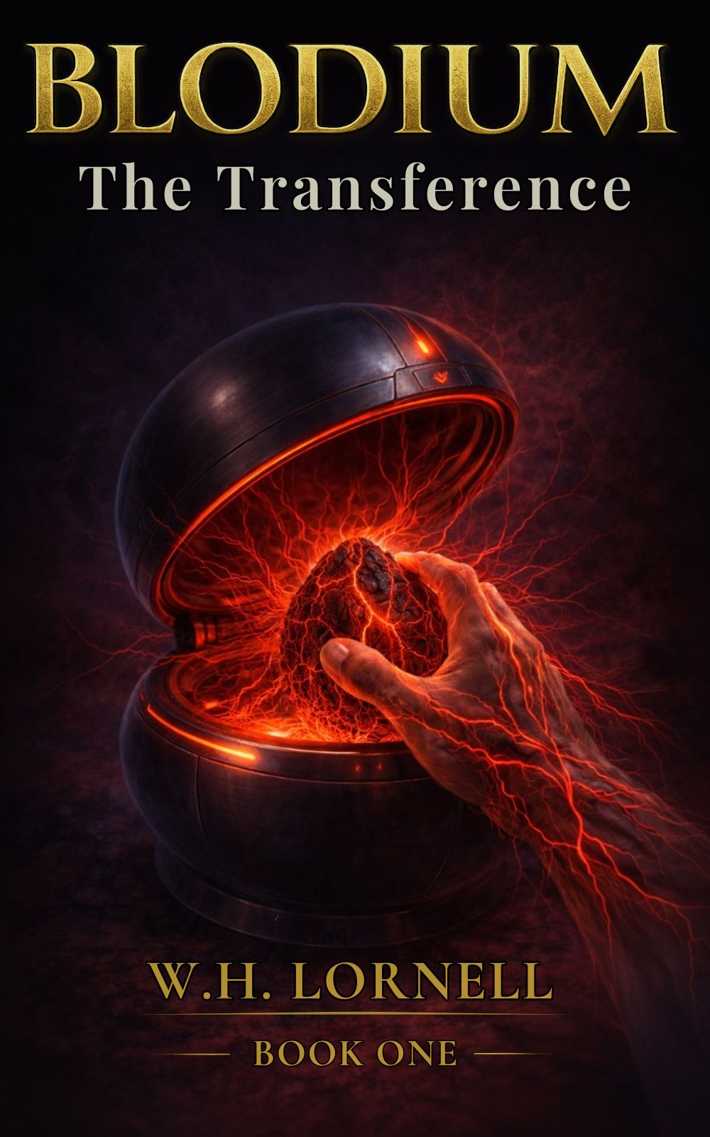 BLODIUM — The Transference cover by W. H. Lornell